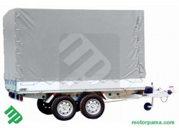 C12 con centinatura smontabile e telone in PVC personalizzabile